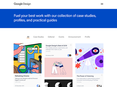 Google Design: Landing Page