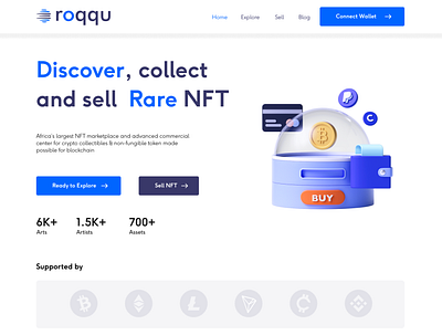 NFT Marketplace - ROQQU (Redesign)