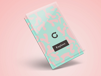 Personal Branding aquamarine colours design logo mobile pattern pattern design pink pop ui