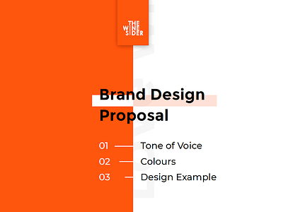 Brand proposal