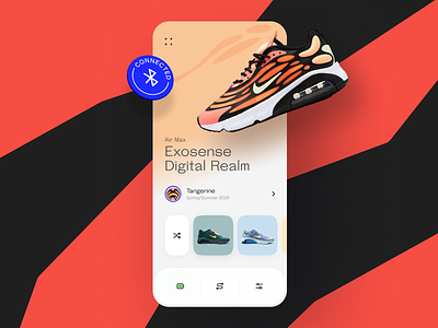 Sneakerfuture App Concept 3d concept design fitness future health mobile app running sneakers tracker ui ux