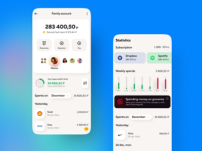 Family Bank App Concept