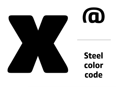 X and @ at font monospace rounded typedesign typeface typewriter typography x