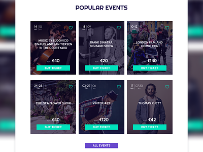 Popular Events - Ticketing Platform