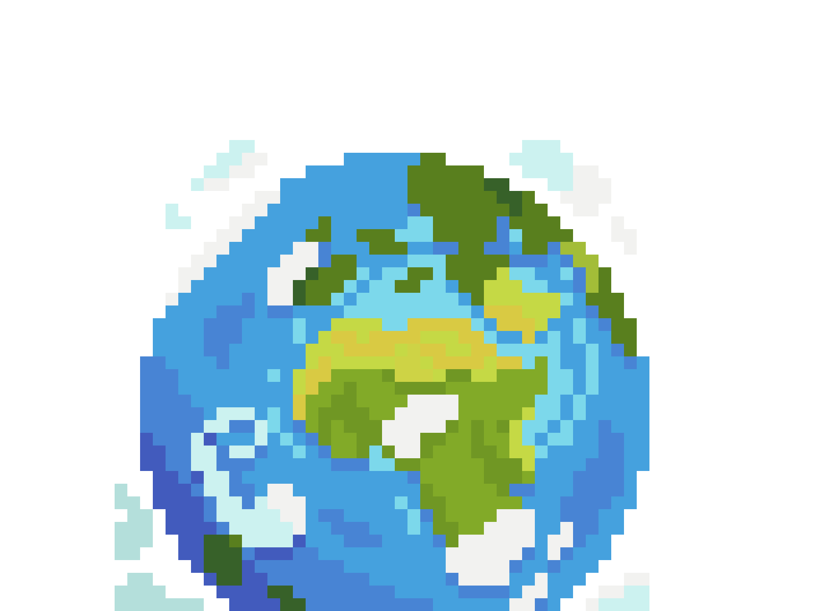 Pixel Earth by Stark Art on Dribbble