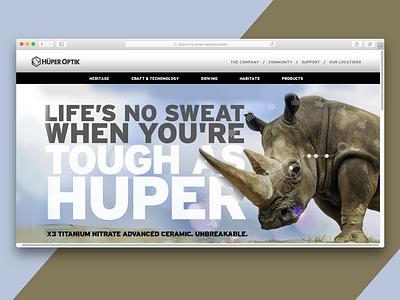 Huper Optik Website