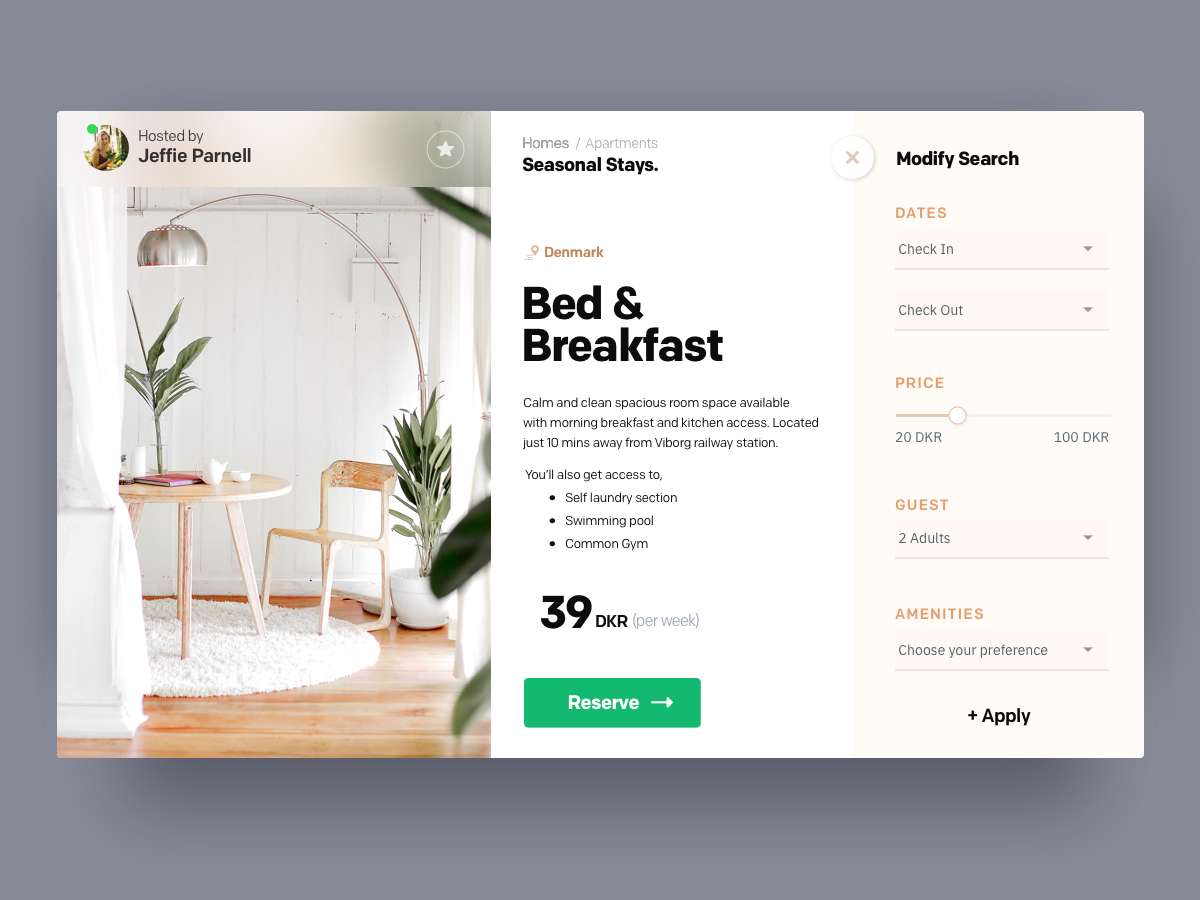Bed And Breakfast by Digital Nomad on Dribbble