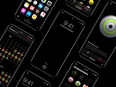 iPhone 8 - Concept navigation screens