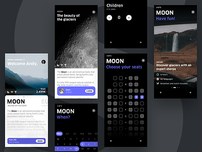 SPACED iOS app app experience ios iphonex moon planet space spacedchallenge travel