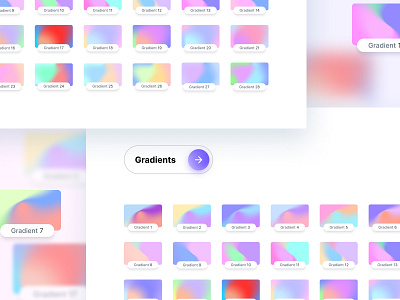 Colorful Gradients beautiful beauty product blackandwhite branding clean colorful design gradients illustration inspiration logo photo of the day product design shadow ui ui ux user interface vector web website