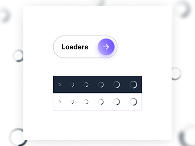 Loaders ✨ adobexd branding clean color dark ui design design system figma illustration inspiration light ui loader mobile product design ui ux web website