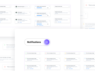 Notifications ✨ animation branding clean color design designsystem illustration inspiration mobile notifications phone product design ui uiux upload user ux variants web website