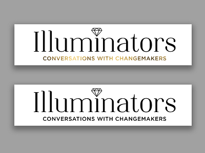 Illuminators Identity blog diamond gem jewel jewelry type typedesign website