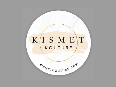 Kismet Kouture Logo apparel branding clothing couture logo