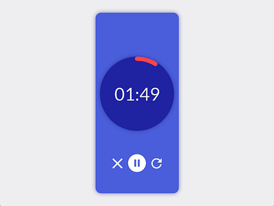 Daily UI 014 - Count Down Timer animation app dailyui design flat graphic design icon minimal ui ux