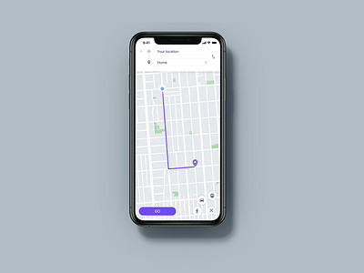 Daily UI 020 - Location Tracker app branding daily ui design flat graphic design icon minimal ui ux