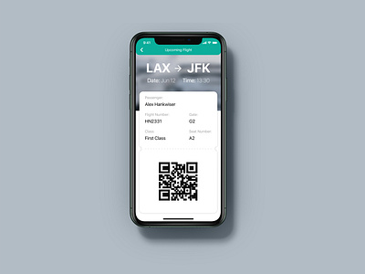 Daily UI 024 - Boarding Pass app branding daily ui design flat graphic design icon minimal ui ux web