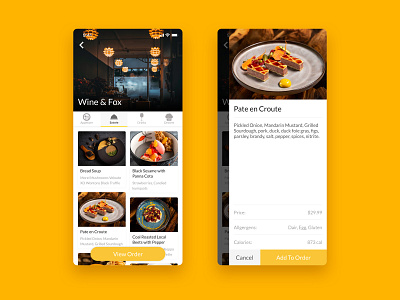 Daily UI - 043 Food/Drink Menu