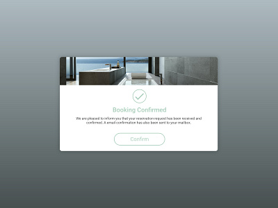 Daily UI 054 - Confirmation app daily ui design flat graphic design minimal ui ux web website