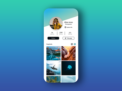 DailyUi-006 Profile