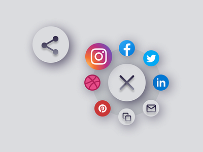 Daily UI- 010 Social Share Icon