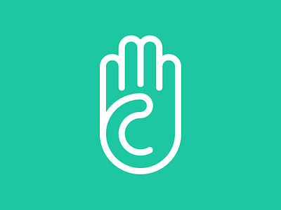 C 4 hand logo