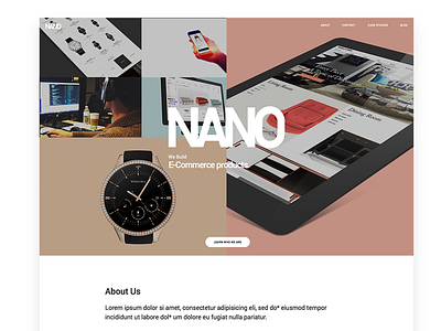 Nano - Agency Homepage