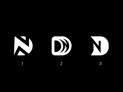 N+D logo ideas branding graphic design logo monogram nd sketch