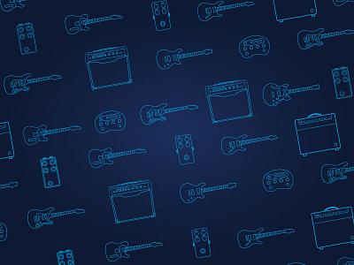 Guitar pattern for a project amps guitars icons music