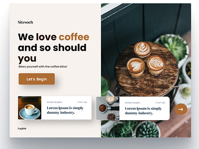 Coffee Web UI coffee figma