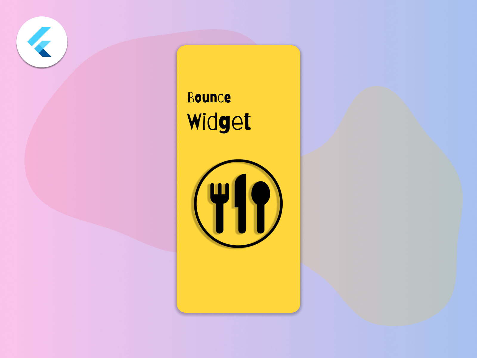 Bounce Widget in Flutter animation app design ui ux
