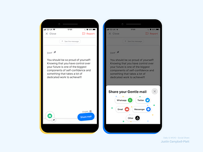 Social Share - Daily UI #010