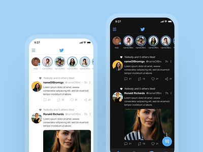 Twitter ui design