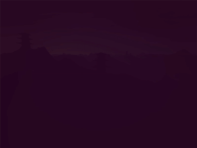 Sunrise animation gif mountains sun sunrise temple