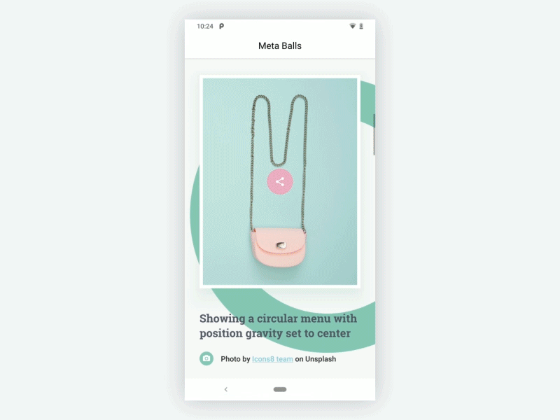 Liquid menu material design metablob metaballs liquid menu gif mobile android