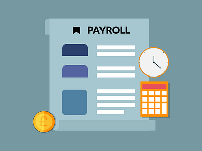 Payroll Icon Illustration