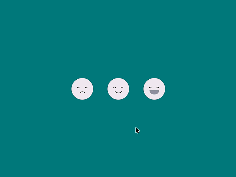 Feedback Reactions animated gif animation gif gifs motion design ui uidesign ux