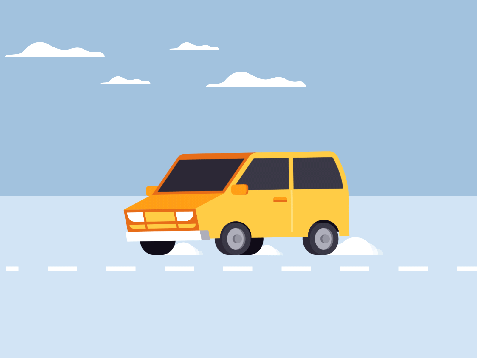 Isometric Car Animation afterefects animated gif animation gif motion design motion graphics motion.
