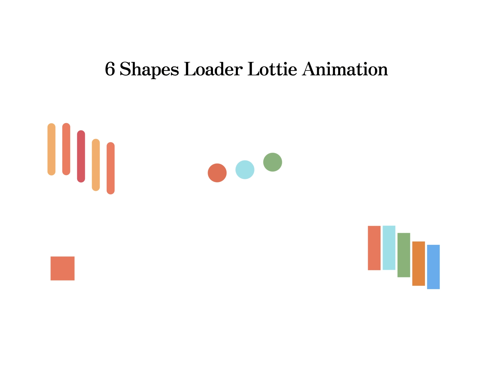 Shapes Loader Animation animated gif animation buffering load loader loading preload refresh waiting