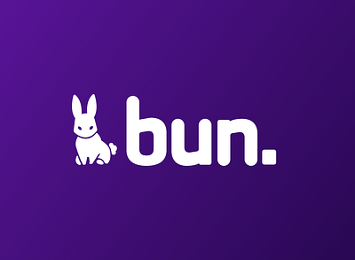 bun. - Logo Mockup animal graphic design illustration illustrator logo purple vector