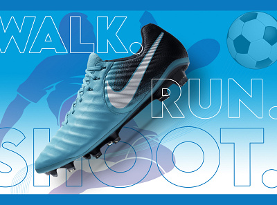Football Shoes Banner Design banner design branding design pfxgraphics web