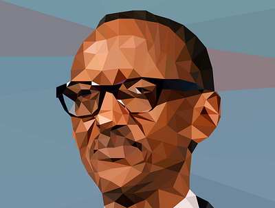 Kagame low poly illustrations