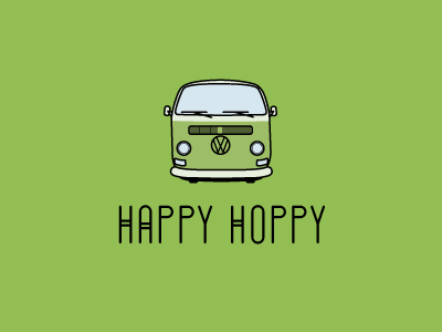 Happy Hoppy Logo combi green logo