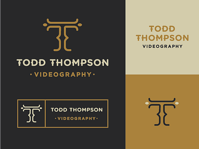 Videographer Branding brand branding identity lock up logo monogram typography videography