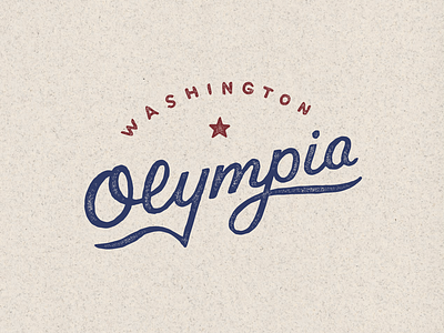 Olympia americana grunge hand lettering hand type lettering olympia texture type