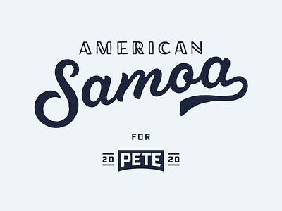 American Samoa american samoa americana brush brush script hand type lettering script type typography