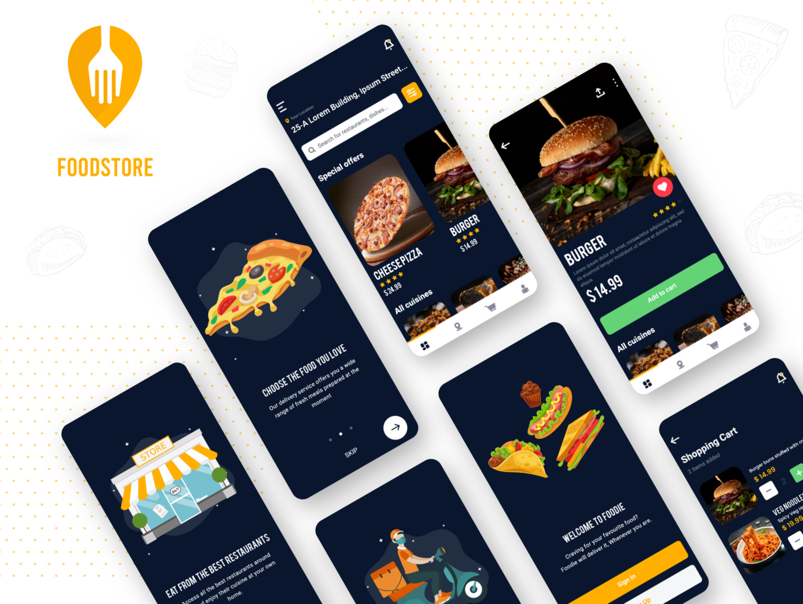Food Store App by Codzgarage Infotech Pvt Ltd on Dribbble