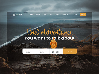 Travel Web Landing Page