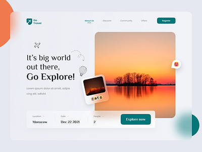 Travel Agency Landing Page