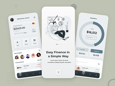 Finance app app app design card concept design design finance finance app fintech fintech app funds mobile mobile app mobile app design money receive transactions transfer ui ux wallet